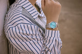 CK Grace – Silver with Light Blue Dial