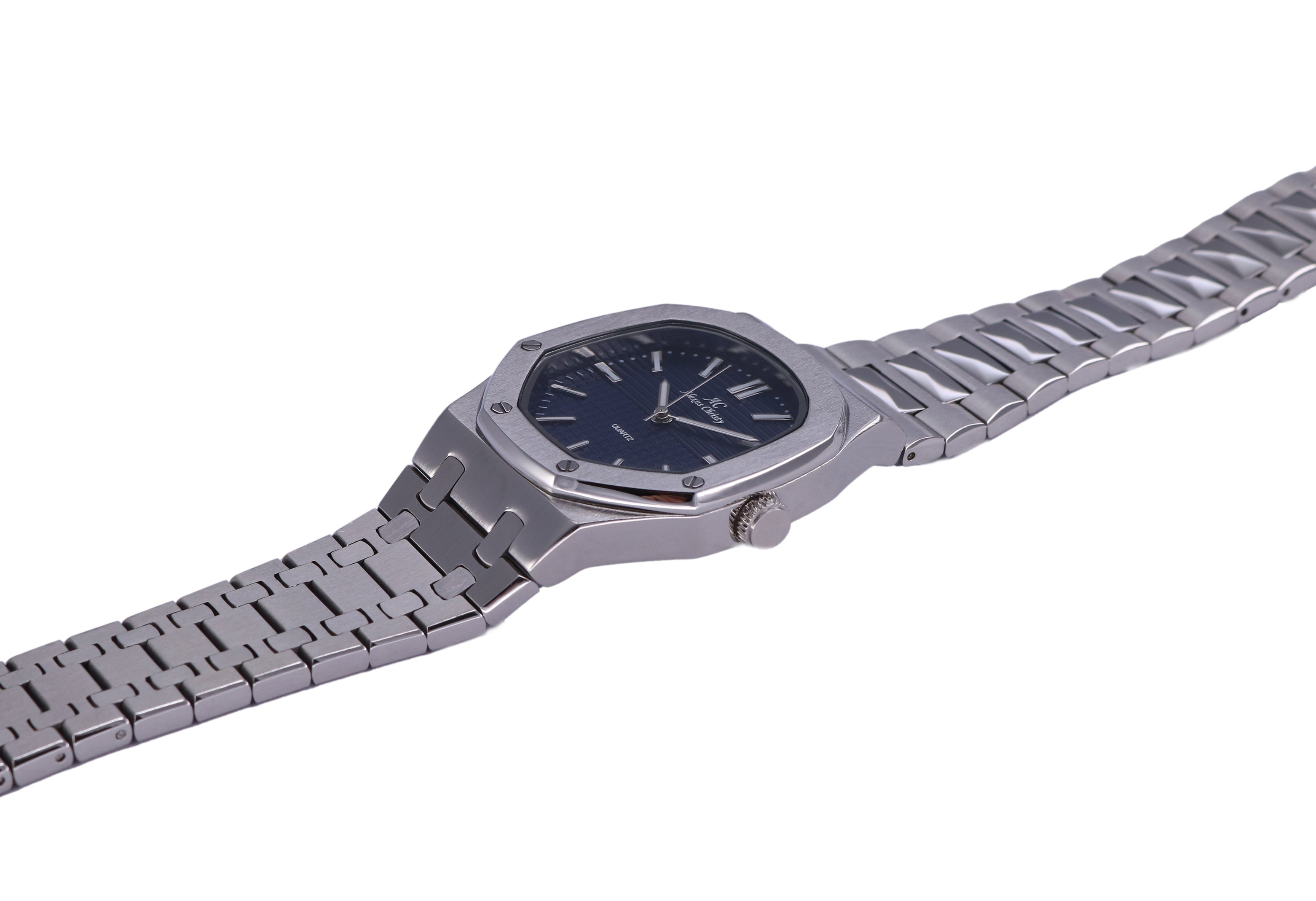 Duo Stainless Steel Analog Classy Men Watch