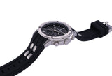Multifunctional Rubber Band Day/Date Analog Sporty Men Watch