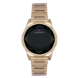 Digitaluhr aus Stahl in Rautenform