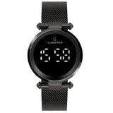 Digital Watch Mesh Oval shaped