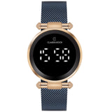 Digital Watch Mesh Oval shaped