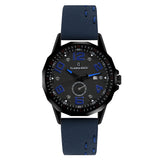 Lederband Multifunktionale Datum Analog Sportliche Herrenuhr