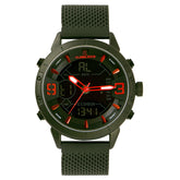 Hybride Analog-Digital-Mesh-Band-Herrenuhr