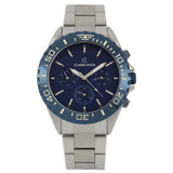 Stainless Steel Multifunctional Rotatory Face Analog Men Watch