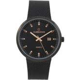 Chronograph Mesh Edelstahl Datum Analog Herrenuhr