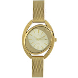 Slim design Mesh Stainless Steel Oval Classical Women Watch