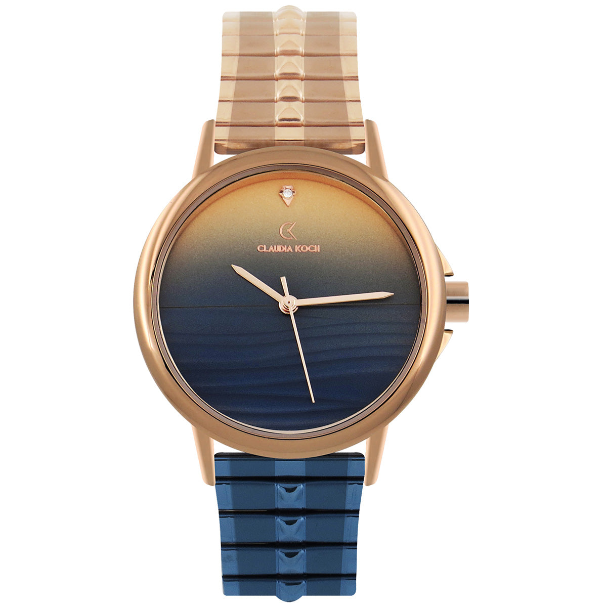 Sunset Multi-Colored Stainless Steel Analog Women Watch