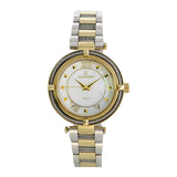 Spezieller Edelstahl mit Mesh-Analog-Damenuhr