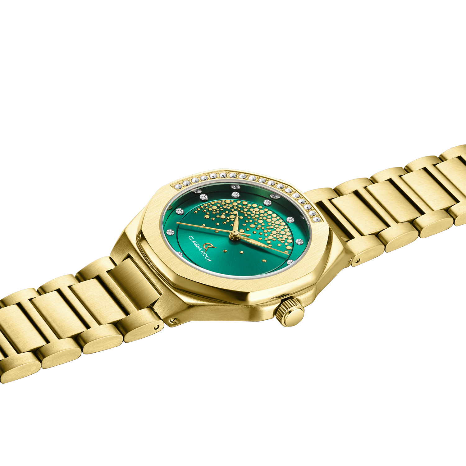 Luxury Women’s Watch with Stone-Studded Dial