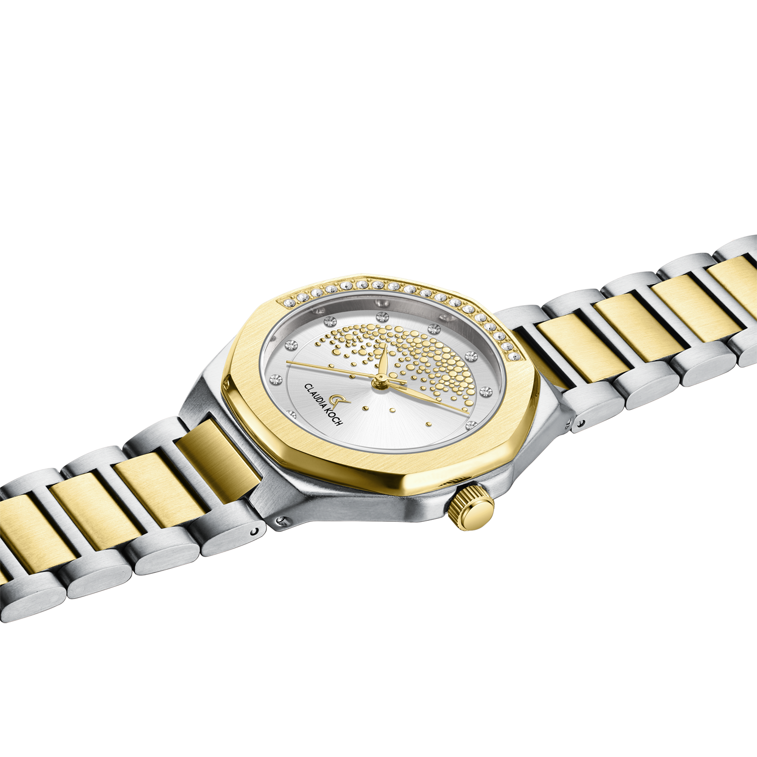 Luxury Women’s Watch with Stone-Studded Dial