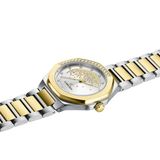 Luxury Women’s Watch with Stone-Studded Dial Two-Tone Gold