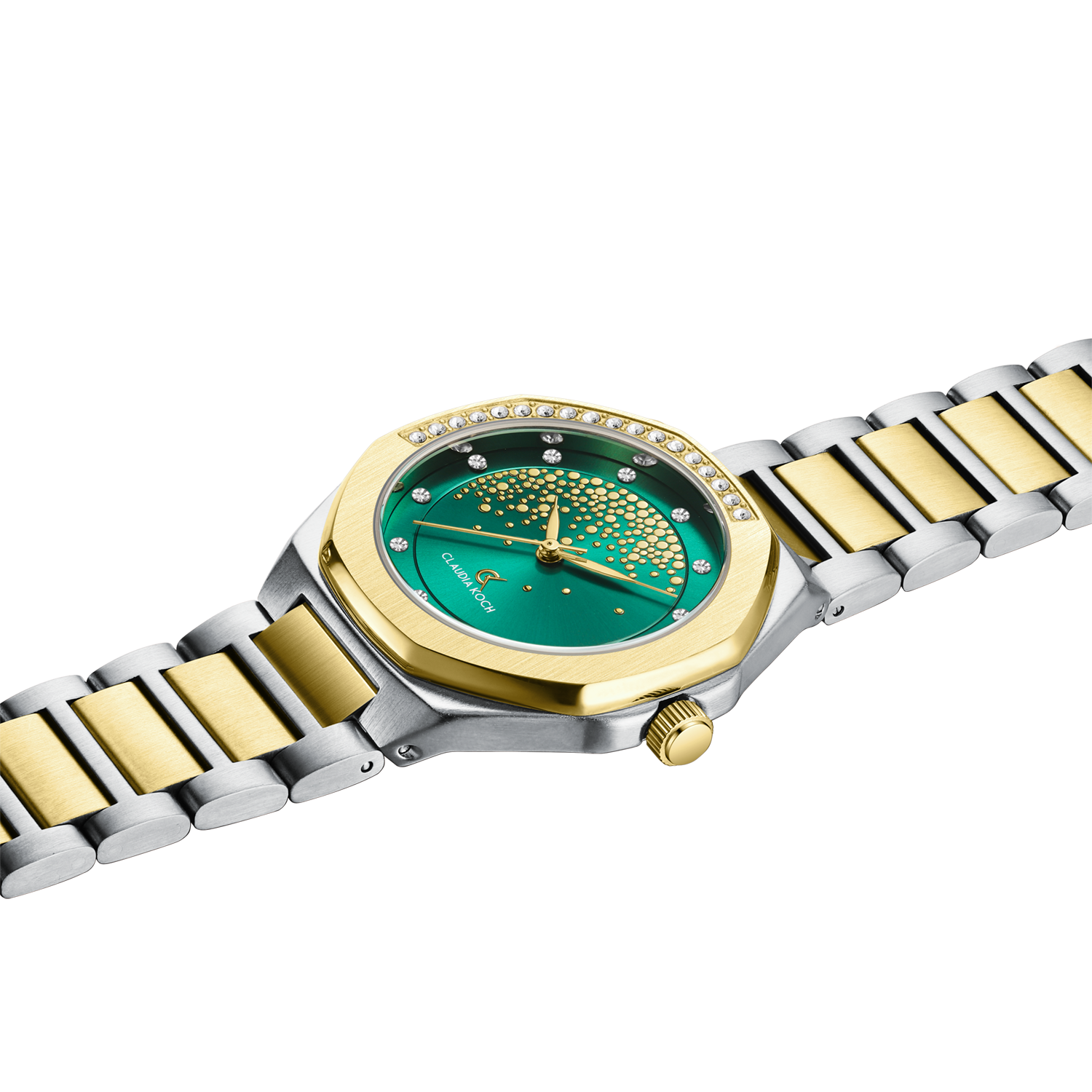 Luxury Women’s Watch with Stone-Studded Dial