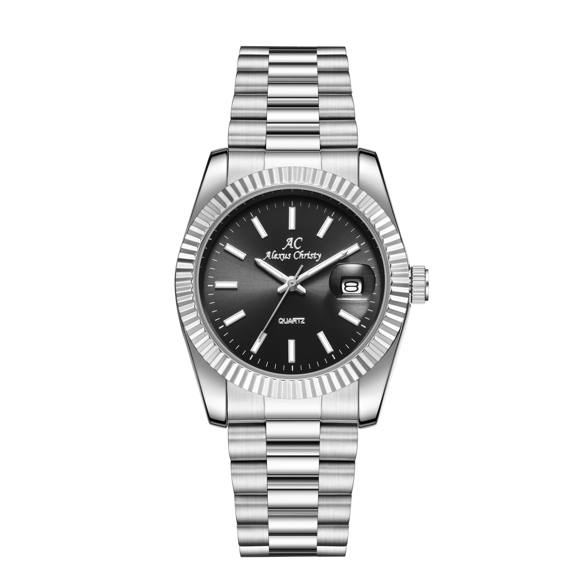 Elegant Unisex Classic Date Display Watch