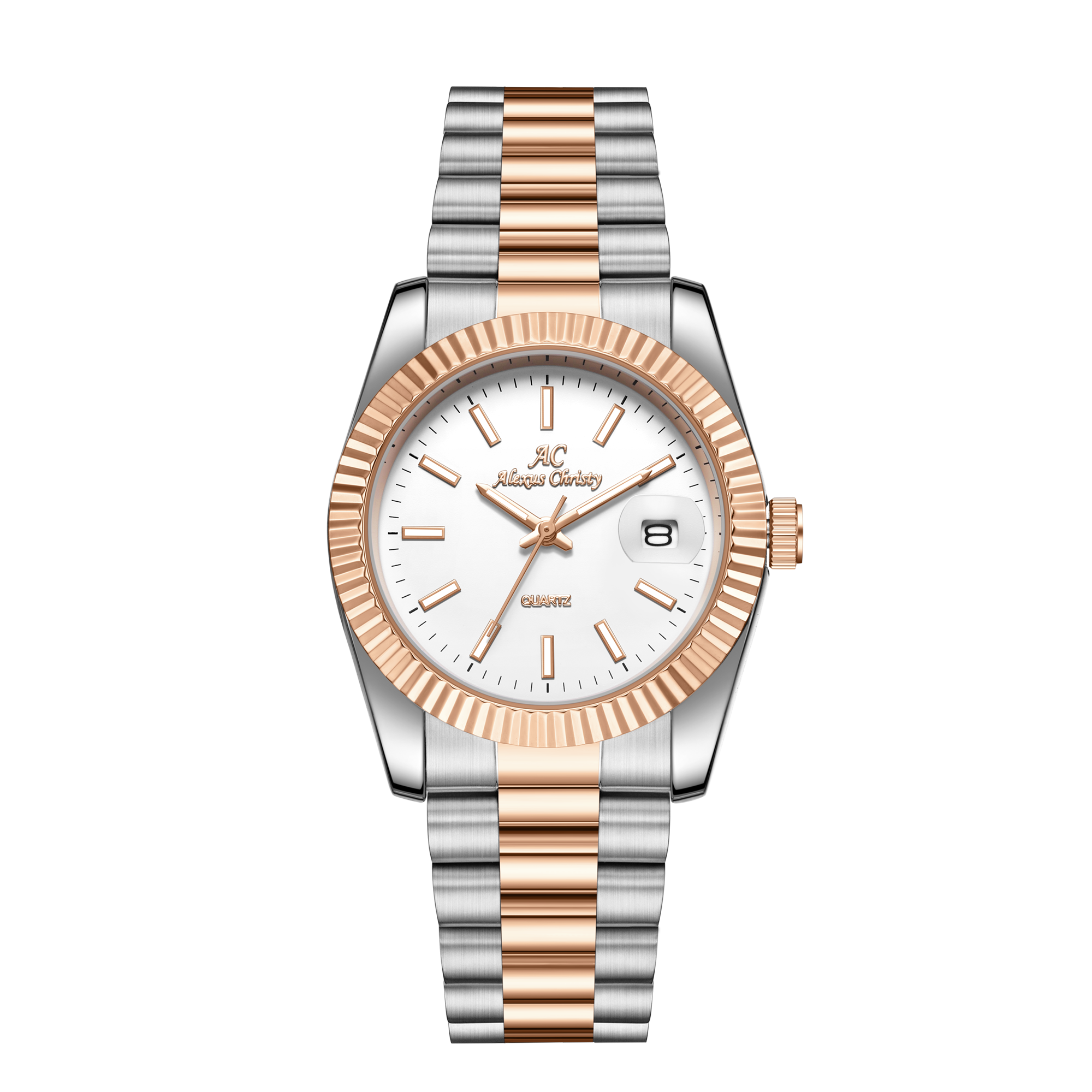 Elegant Unisex Classic Date Display Watch