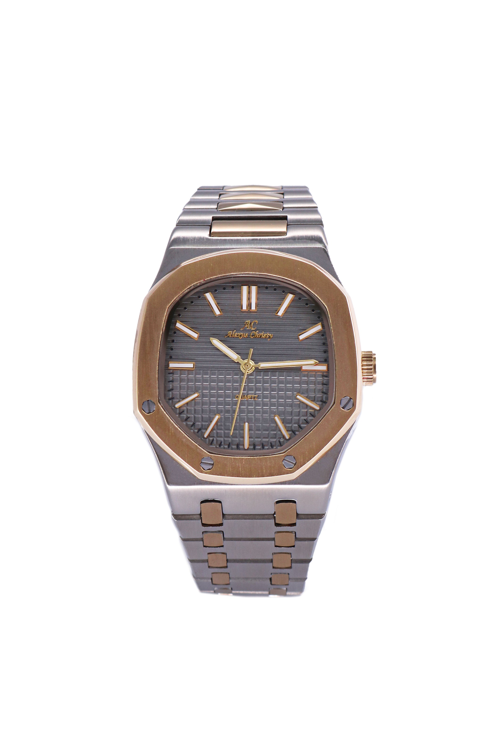 Duo Stainless Steel Analog Classy Men Watch
