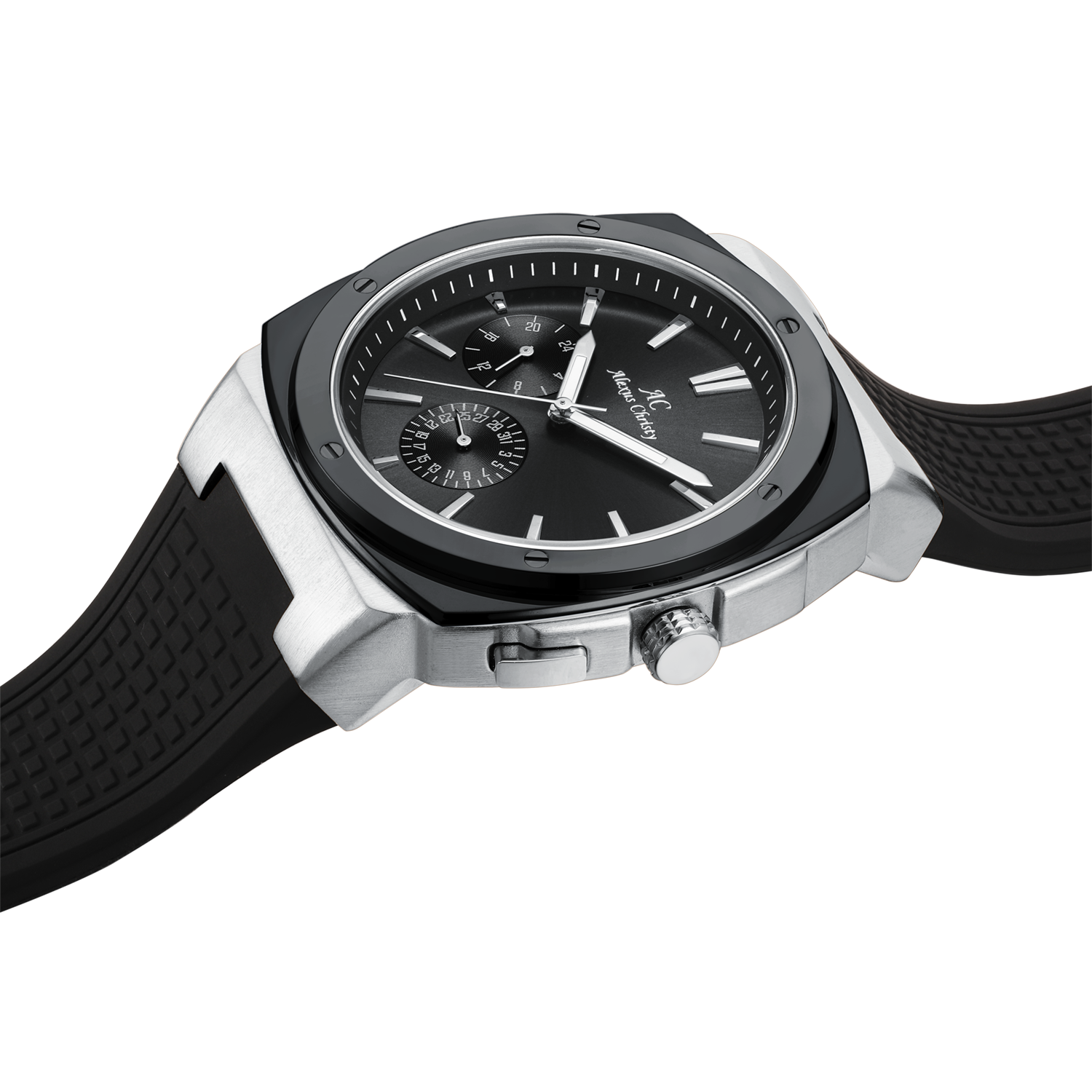AC Momentum – Two-Tone Black, Silver – Men's Watch | Claudia Koch
