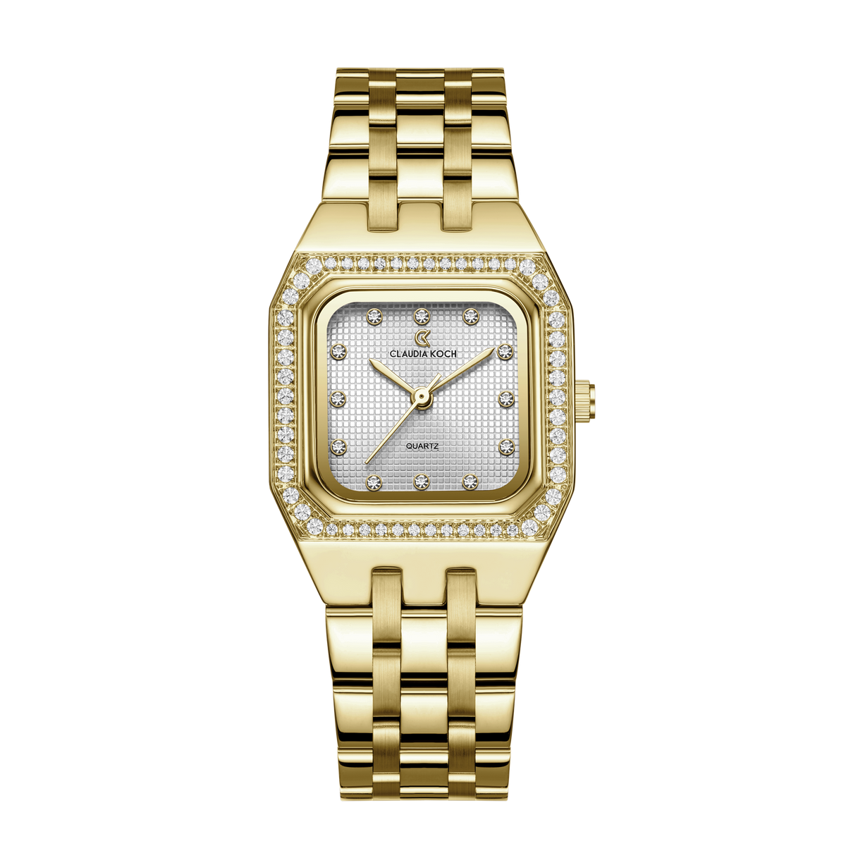 Luxury Women’s Watch with Square Dial Gold