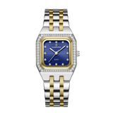 Luxury Women’s Watch with Square Dial Two-Tone Gold