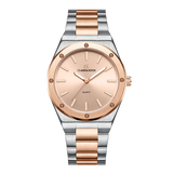 Matte Finish Women’s Watch – Minimalist Luxury & Modern Design Two-Tone Rosegold