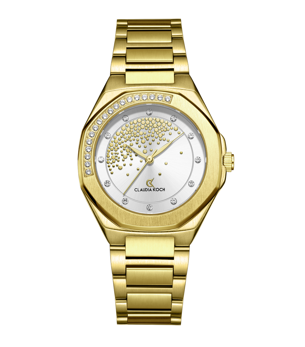 Luxury Women’s Watch with Stone-Studded Dial