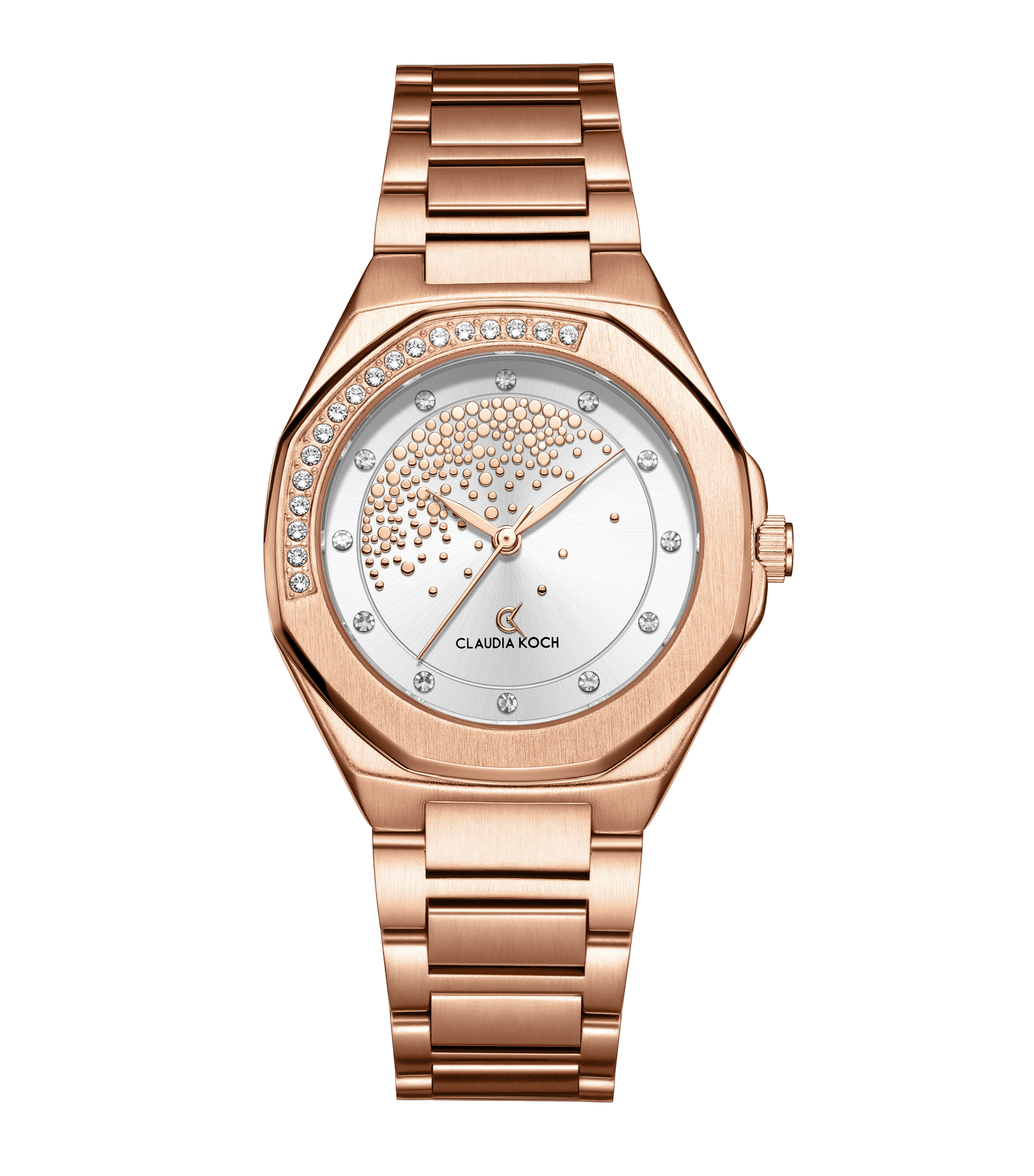 Luxury Women’s Watch with Stone-Studded Dial