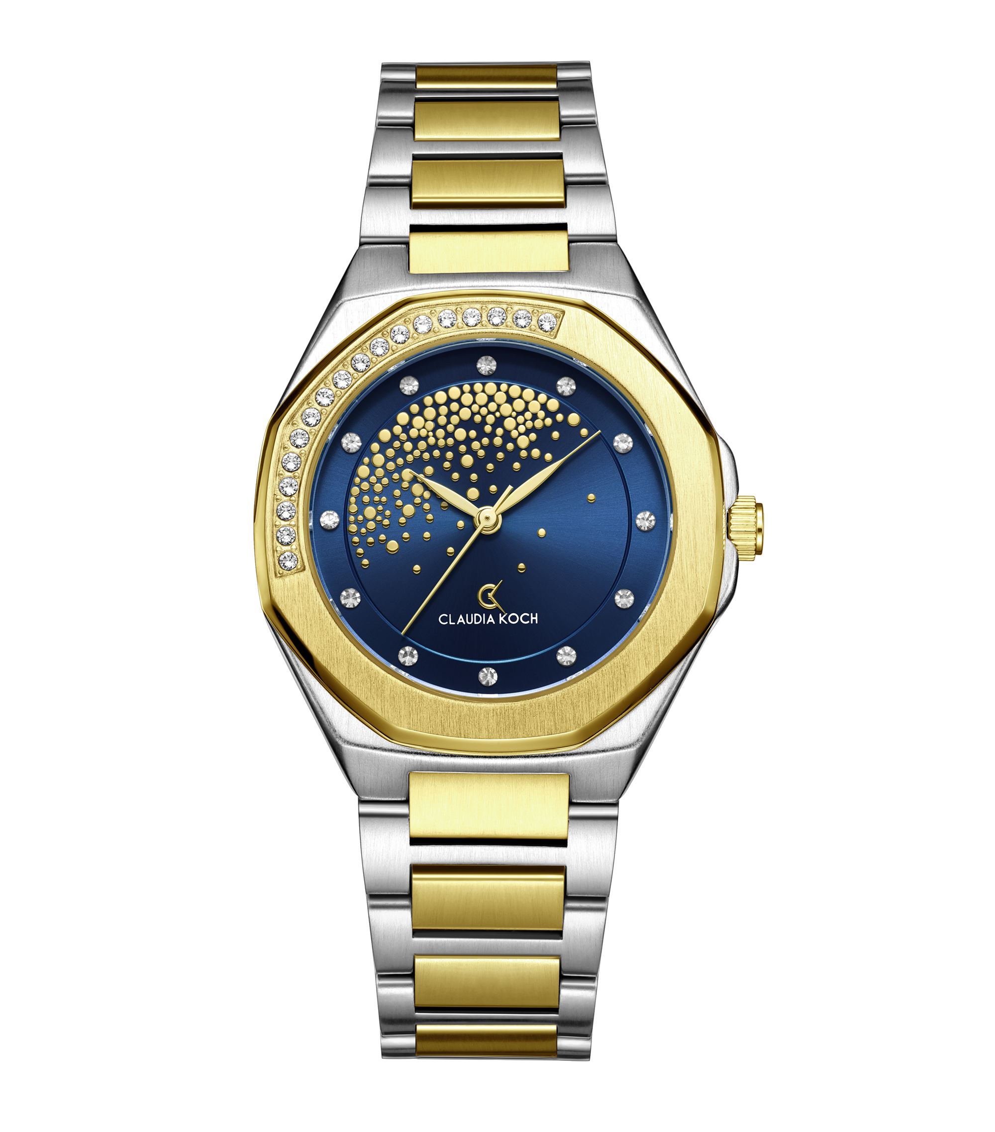 Luxury Women’s Watch with Stone-Studded Dial