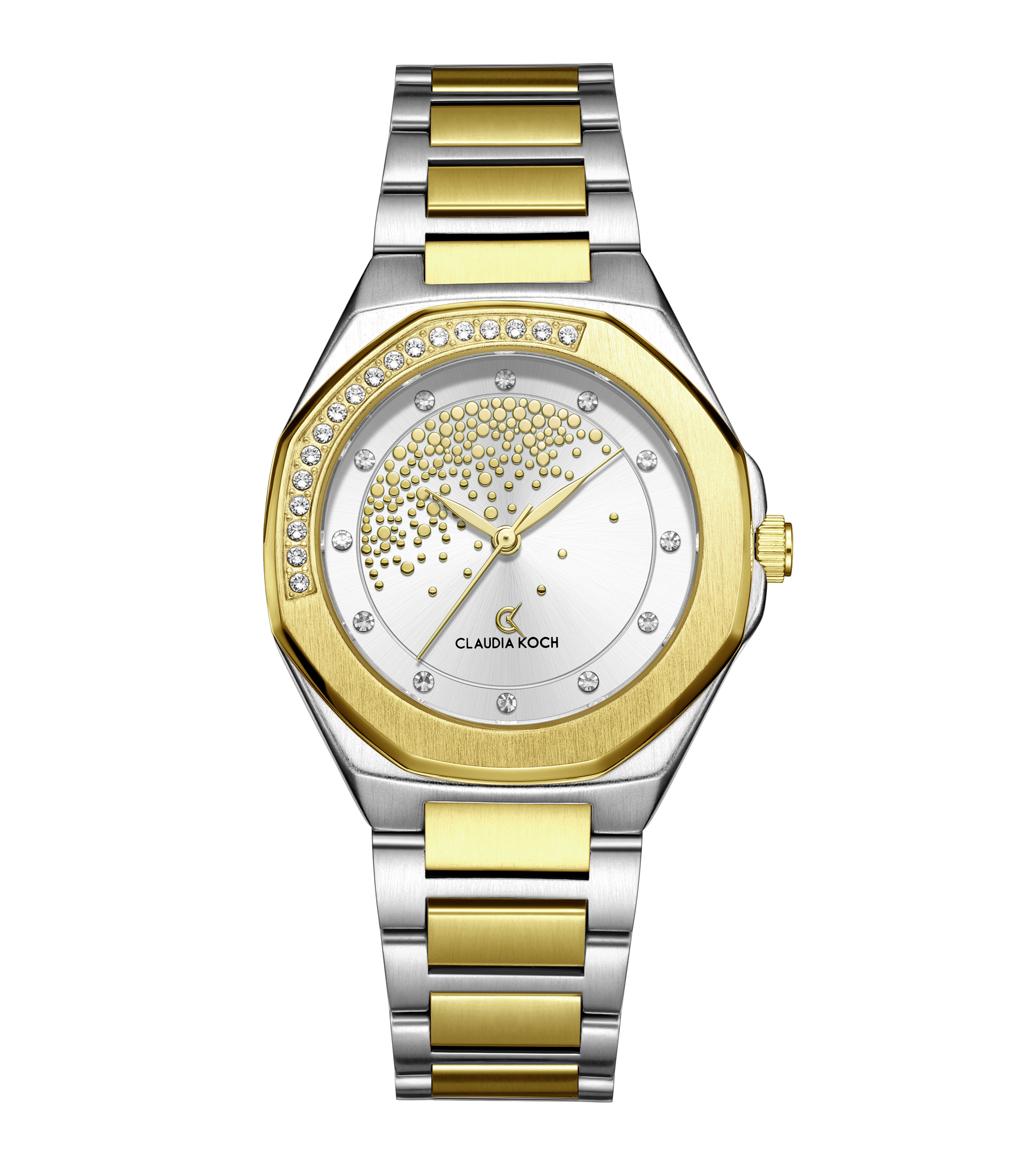 Luxury Women’s Watch with Stone-Studded Dial