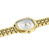 Elegant Quartz Gold Watch for Women with Gold dial