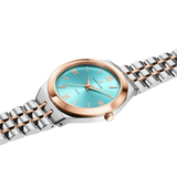 Luxury Women’s Watch - Elegant Design & Premium Craftsmanship Two-Tone Rosegold Blue