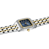 Luxury Women’s Watch with Square Dial Two-Tone Gold