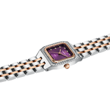 Luxury Women’s Watch with Square Dial Two-Tone Rosegold