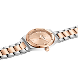 Matte Finish Women’s Watch – Minimalist Luxury & Modern Design Two-Tone Rosegold