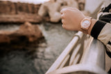 Luxury Women’s Watch with Stone-Studded Dial Rosegold