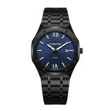 Claudia Koch Signature Black Edition Watch with Blue Dial