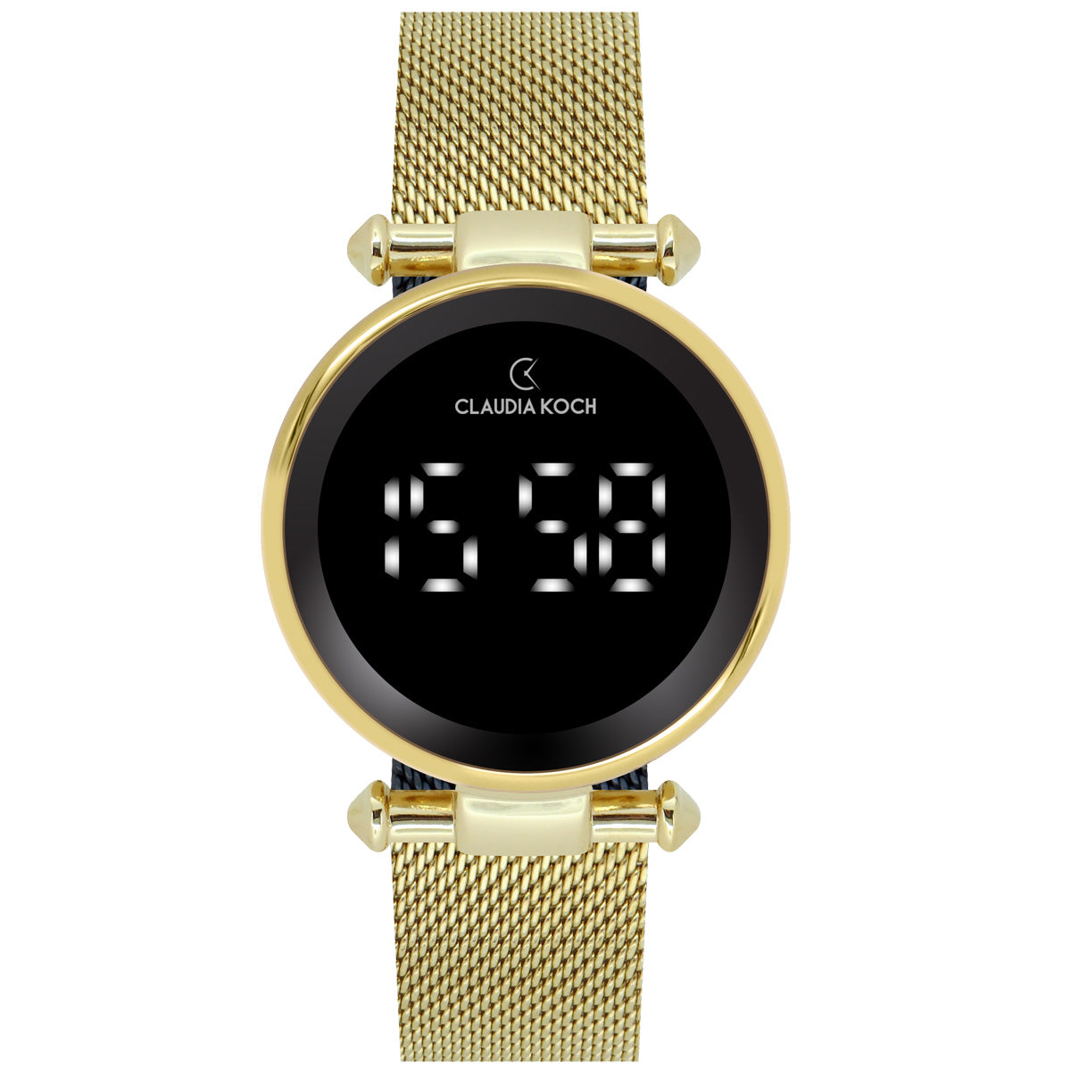 Digital Watch Mesh Oval shaped